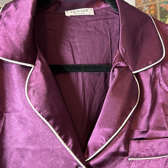Ekouaer purple satin nightgown - Picture 3 of 6